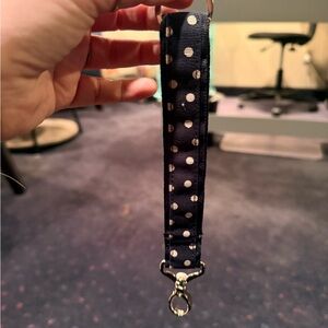 Thirty-One Polka Dot Keychain Wristlet